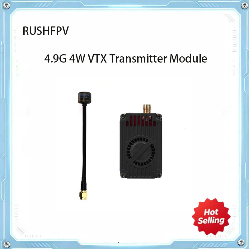 Drone Transmitter - RUSHFPV 4.9GHz 4W VTX FPV Video