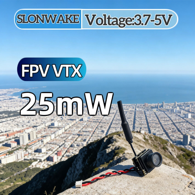 Drone Camera - SLONWAKE FPV 25mW power simulation VTX