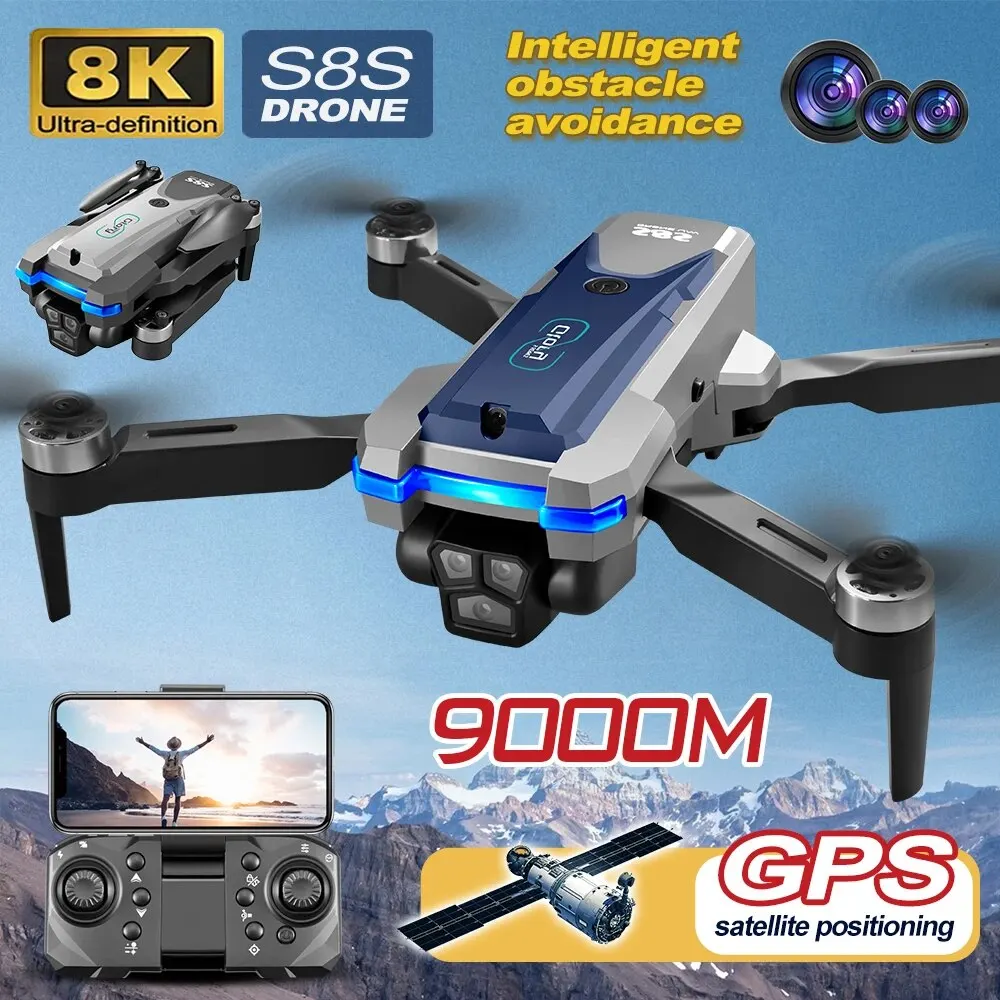 Drone Gps Mount - S8S GPS Drone 5G Wifi 8K