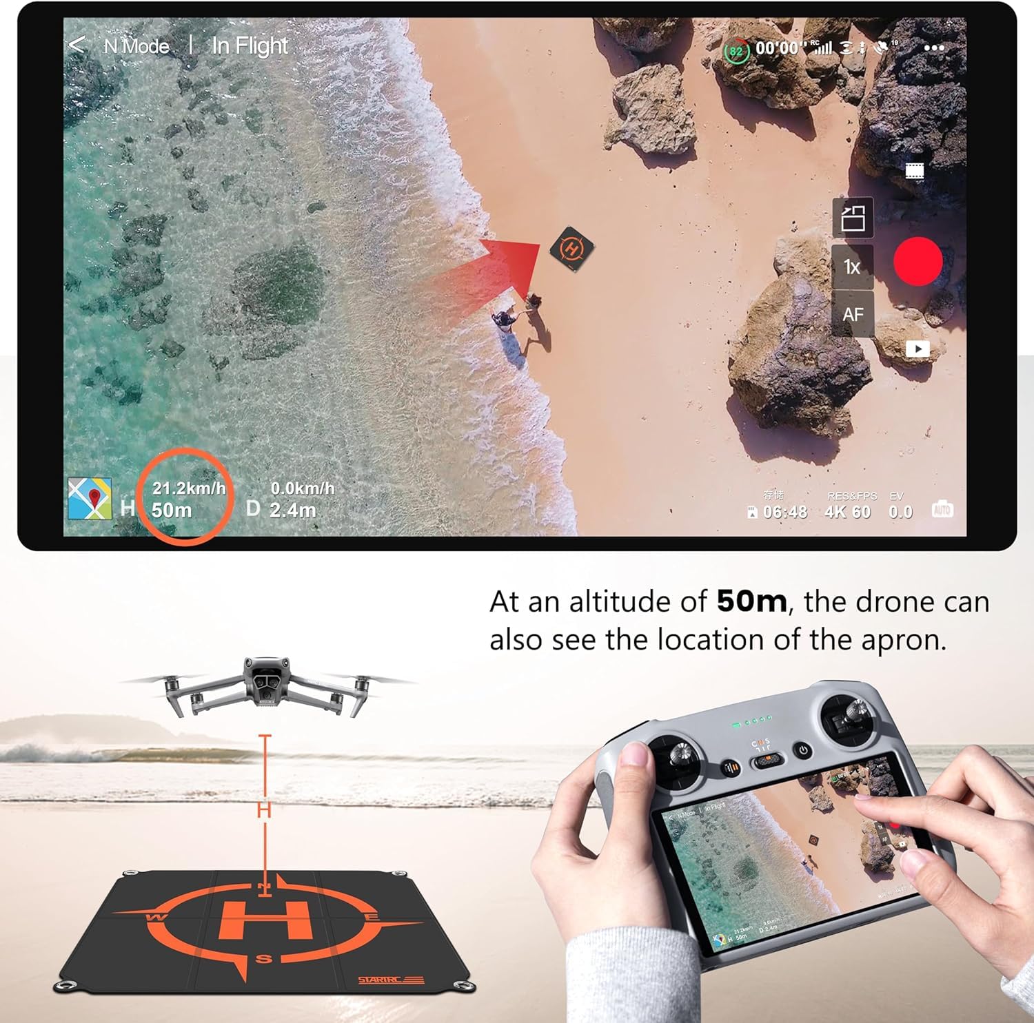 STARTRC Drone Landing Pad, Uni - Dji Drone Mini 4 Pro recension och pris