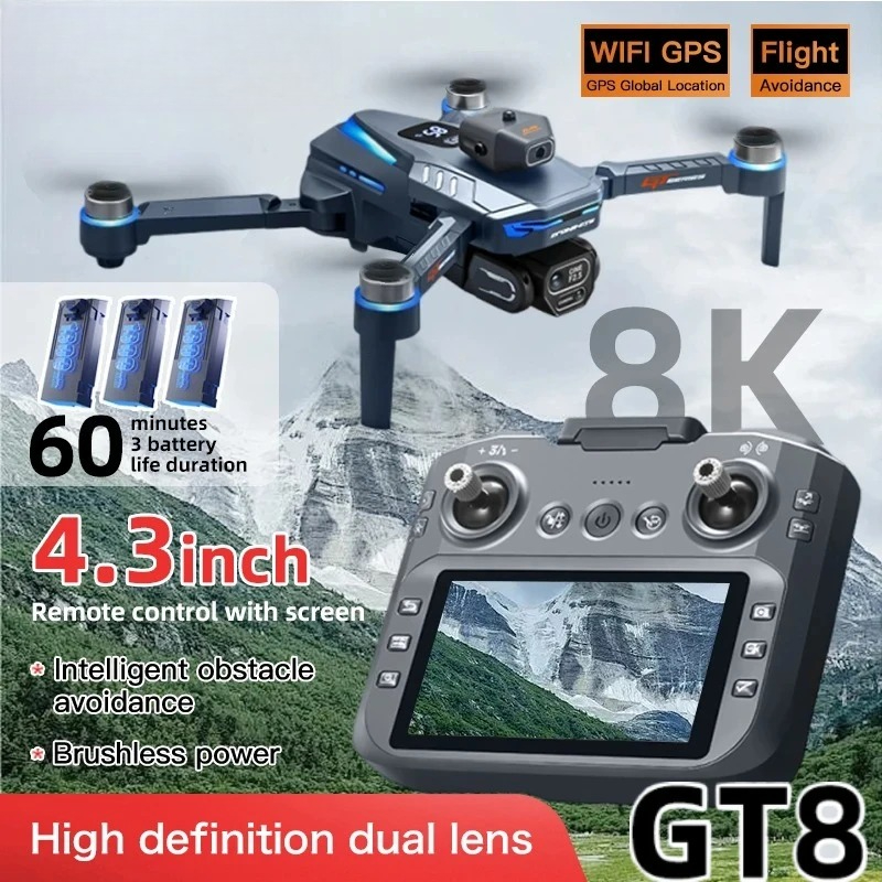 Original GT8 Drone 8K Professi - Drone Gps Mount recension och pris