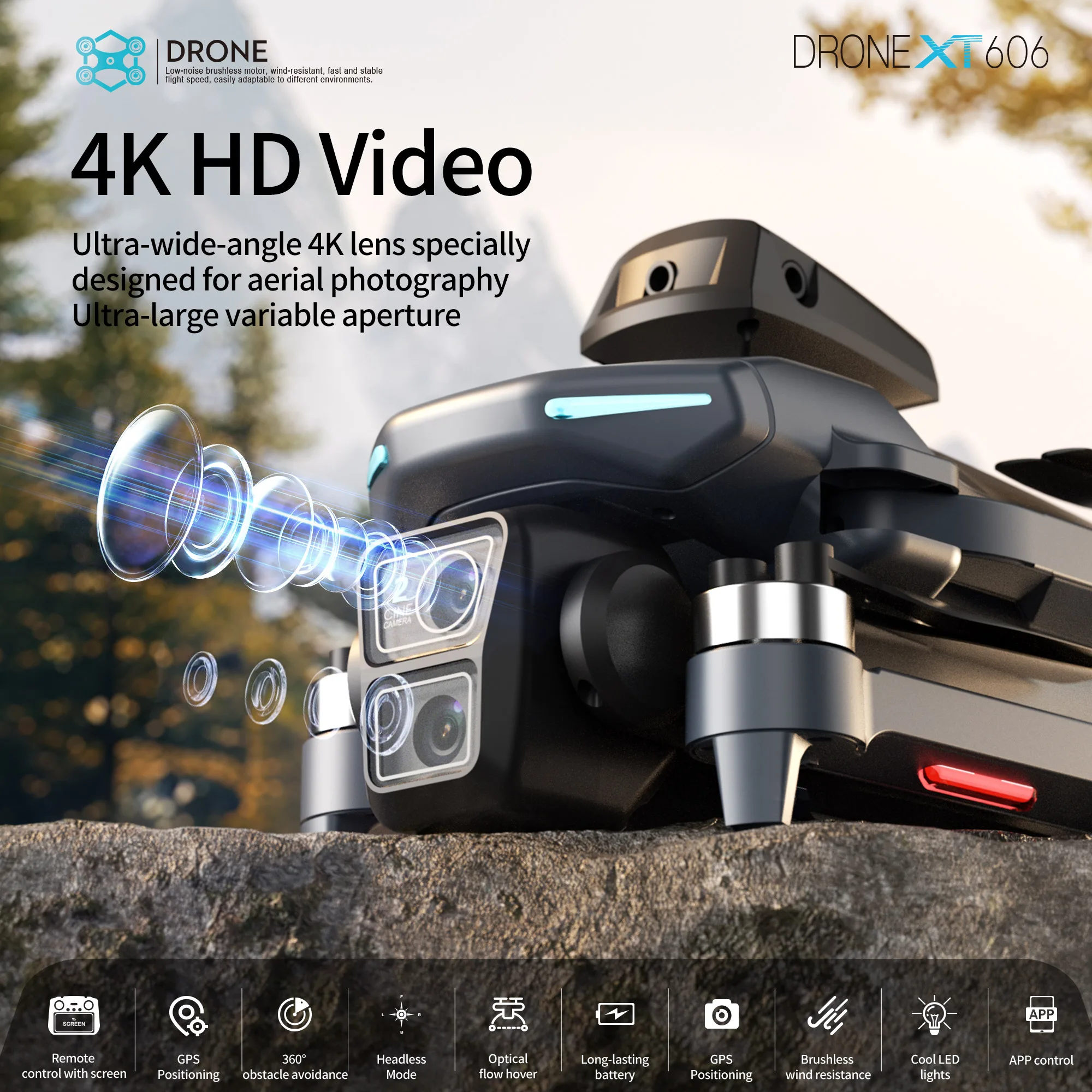 Original XT606 MAX GPS Drone 4 - Drone Gps Mount recension och pris
