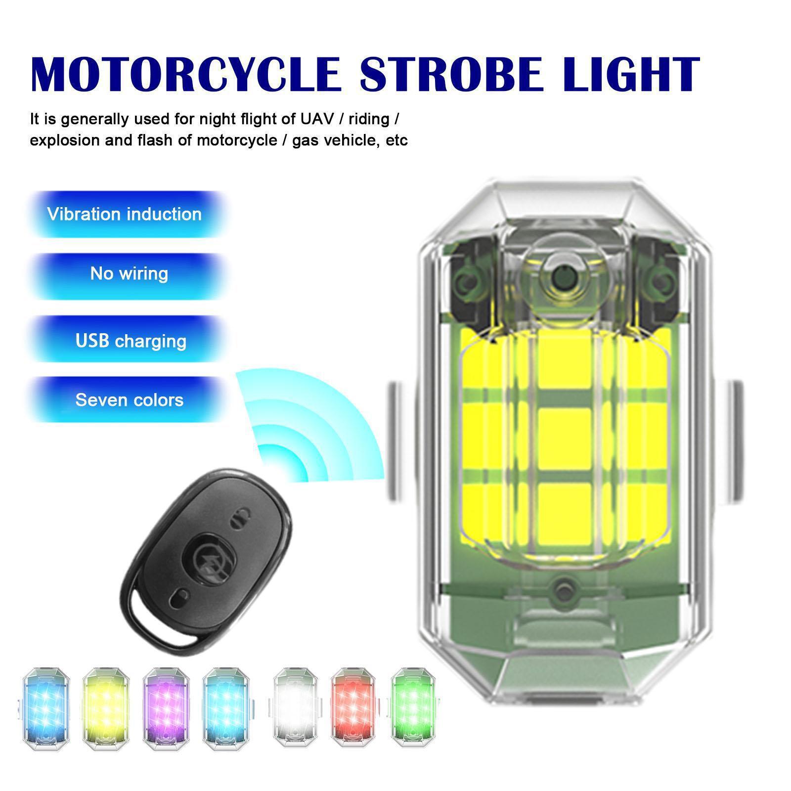 1/2/4Pc Remote Motorcycle Ligh - Drone Led Light recension och pris